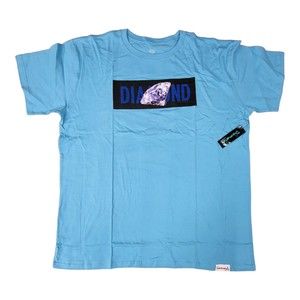 Diamond Supply Co T Shirt 2XL Size / Blue Color / Short Sleeve / Graphic Tee